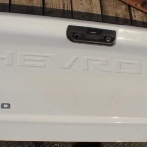 2020-2024 Chevrolet Silverado 4500 3500 Tailgate White OEM - Factory Take-Off