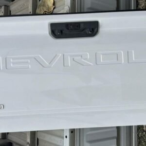 2020-2024 Chevrolet Silverado 4500 3500 Tailgate White OEM - Factory Take-Off