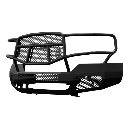 Ranch Hand Midnight Front Bumper with Grille Guard, GMC Sierra 2500 HD, 3500 HD
