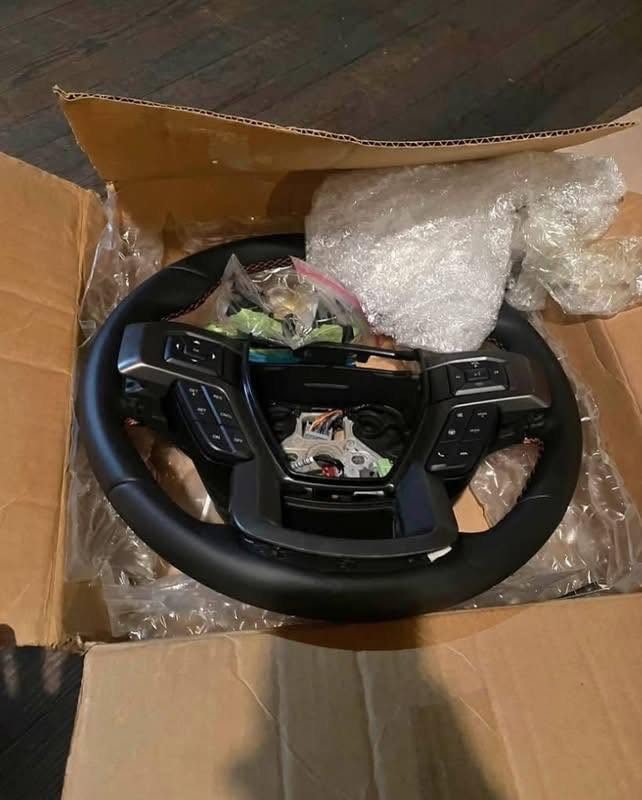 2015-2018 Ford Raptor Steering Wheel photo 1 2015-2018 Ford Raptor Steering Wheel