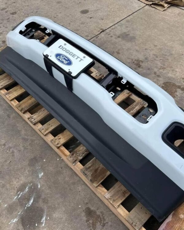 2023 Ford F-250 F-350 Factory Front Bumper in Oxford White with Fog Light Slots