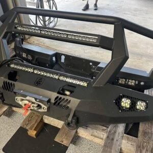 Road Armor Front and Rear Bumper Set Off a 2022 Ford F-250