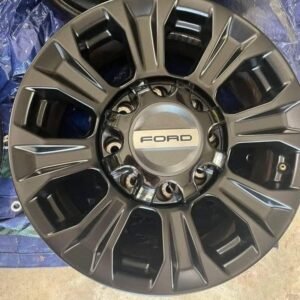 18 inch Ford Tremor Wheels Off a 2022 F-250 with Caps and Lug Nuts