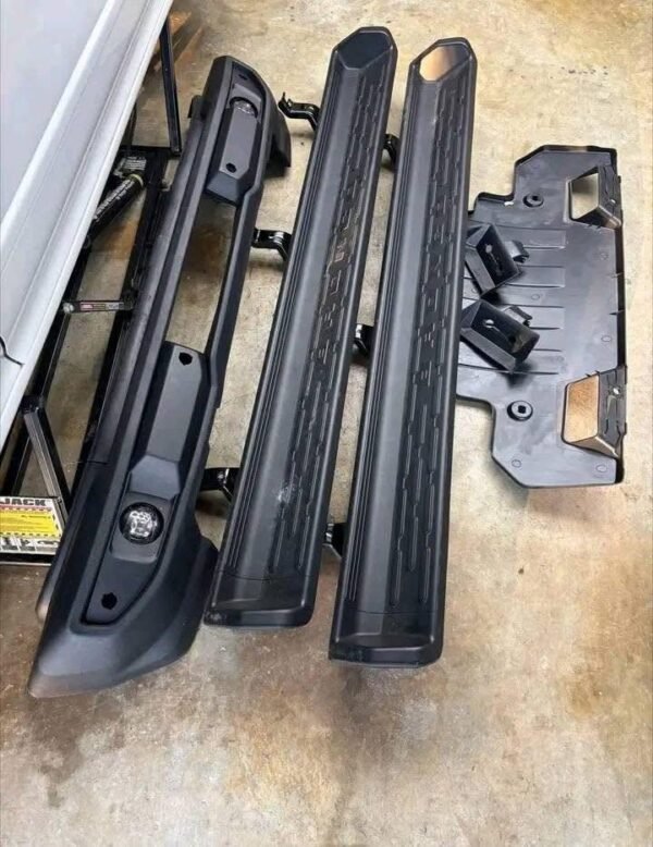 2025 Ford Bronco Front Bumper with OEM LED Fog Lights, Skid Plate and Side Steps