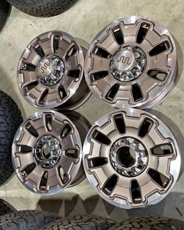 2024 Ford F-250 King Ranch Factory 20 inch Alloy Wheels, Set of Four with Center Caps