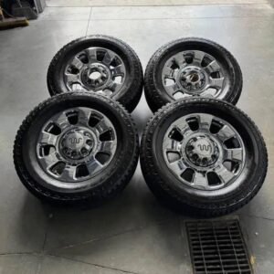 2025 Ford F-350 King Ranch 20 inch OEM Wheels with Bridgestone Dueler A/T 275/65R20 Tires