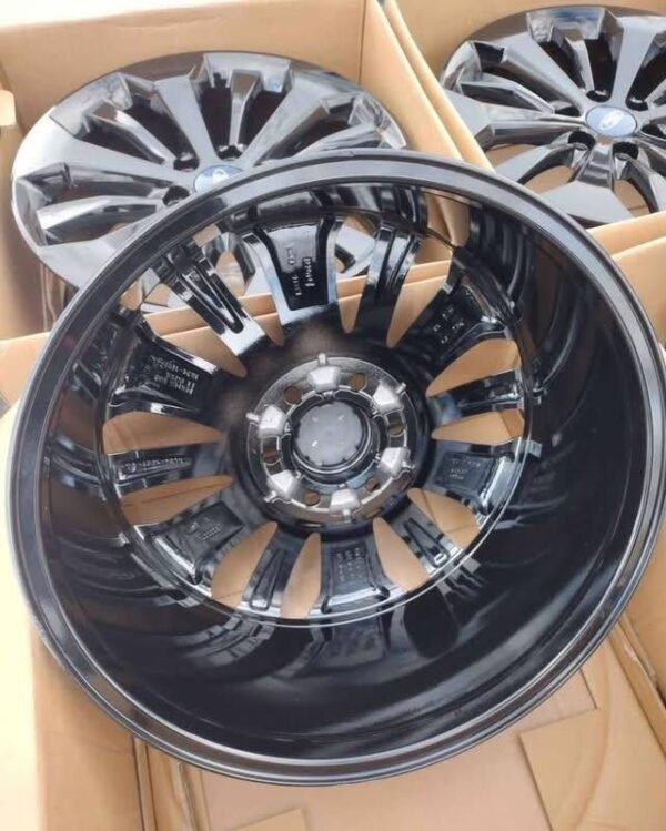 20 inch Ford F-150 Sport Lariat OEM Black Wheels, Set of Four Rims Only