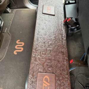 Ford F-150 King Ranch Custom Sub Box with Audiopipe 10 inch Quad Stack Subwoofers