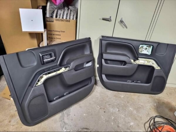 2014–2019 Chevy Silverado & GMC Sierra 1500 Premium Factory OEM Front Row Inside Door Fabr