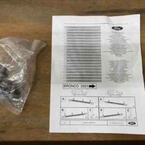 2021–2026+ Ford Bronco Premium Factory OEM Black Platform Side Running Board Assemblies