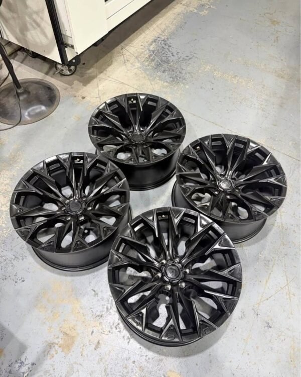 22x10 Fuel Off-Road® Flame Gloss Black & Milled Custom Performance Wheel Suite