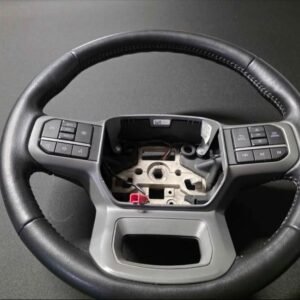 2021–2024 Ford F-150 Premium Factory OEM Black Leather Steering Wheel & Matching Clock Spr