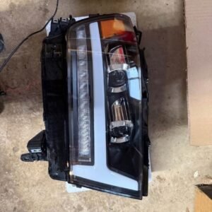 2019–2024+ Ram 1500 AlphaRex® LUXX-Series Black/Smoked Full-LED Projector Headlight Assemb