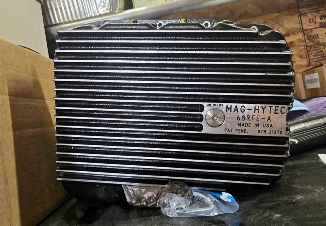 Mag-Hytec Premium Heavy-Duty 68RFE/69RFE Automatic Transmission Fluid Pan Upgrade photo 1 Mag-Hytec Premium Heavy-Duty 68RFE/69RFE Automatic Transmission Fluid Pan Upgrade