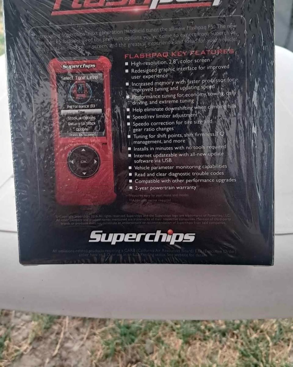 Superchips Flashpaq F5 Performance Tuner & ECM Unlock Combo photo 1 Superchips Flashpaq F5 Performance Tuner & ECM Unlock Combo