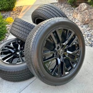 2021–2027 Chevy Tahoe Premier/RST 20”–22” Premium Machined Wheels & Bridgestone Alenza All