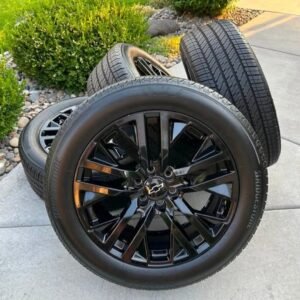 2021–2027 Chevy Tahoe Premier/RST 20”–22” Premium Machined Wheels & Bridgestone Alenza All