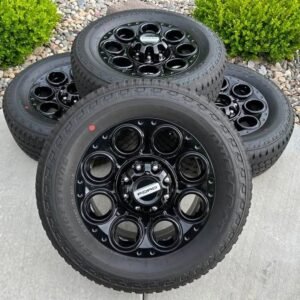 2024–2027 Ford F-350 Super Duty 20” Premium Lariat Ultimate Wheels & Bridgestone Dueler Al