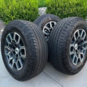 2023–2027 Chevy Colorado Z71 18” Machined Aluminum Wheels & Goodyear Territory A/T 265/65R