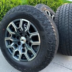 2023–2027 Chevy Colorado Z71 18” Machined Aluminum Wheels & Goodyear Territory A/T 265/65R