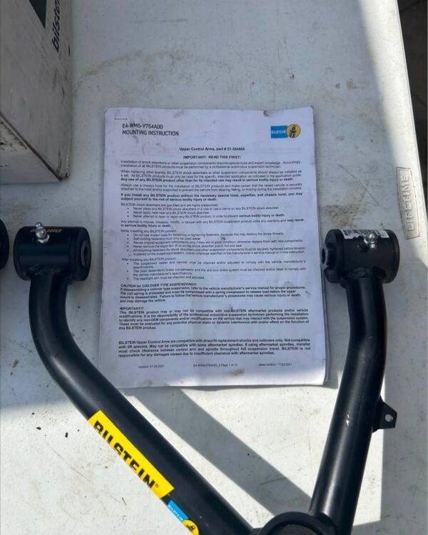 Bilstein B8 Control Arm Upgrade Kit