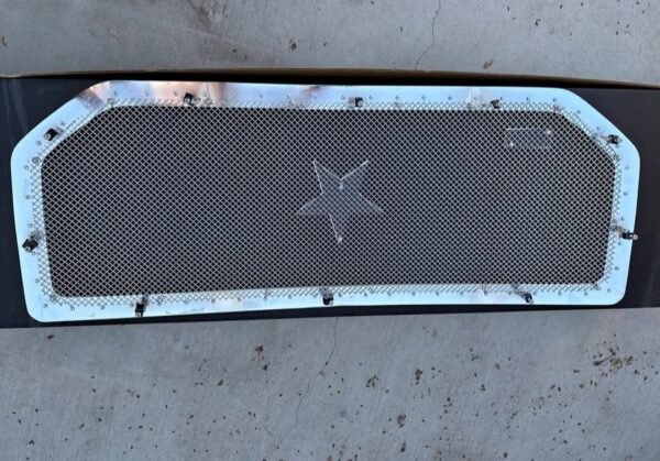 RBP RX-5 "Halo" Series Brilliant Chrome Metal Mesh Grille Assembly