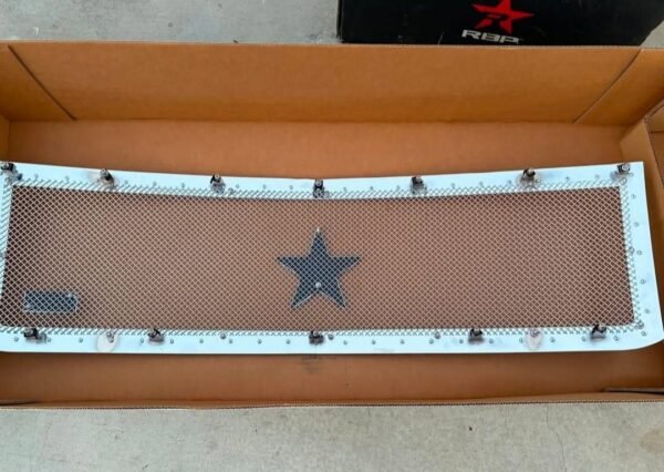 RBP RX-5 Series Brilliant Chrome Steel Woven Mesh Grille Insert