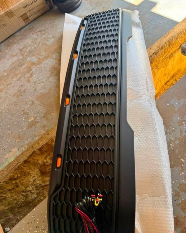 2022–2025+ Ford F-150 Lightning Premium Satin Black Replacement Front Armor Grille