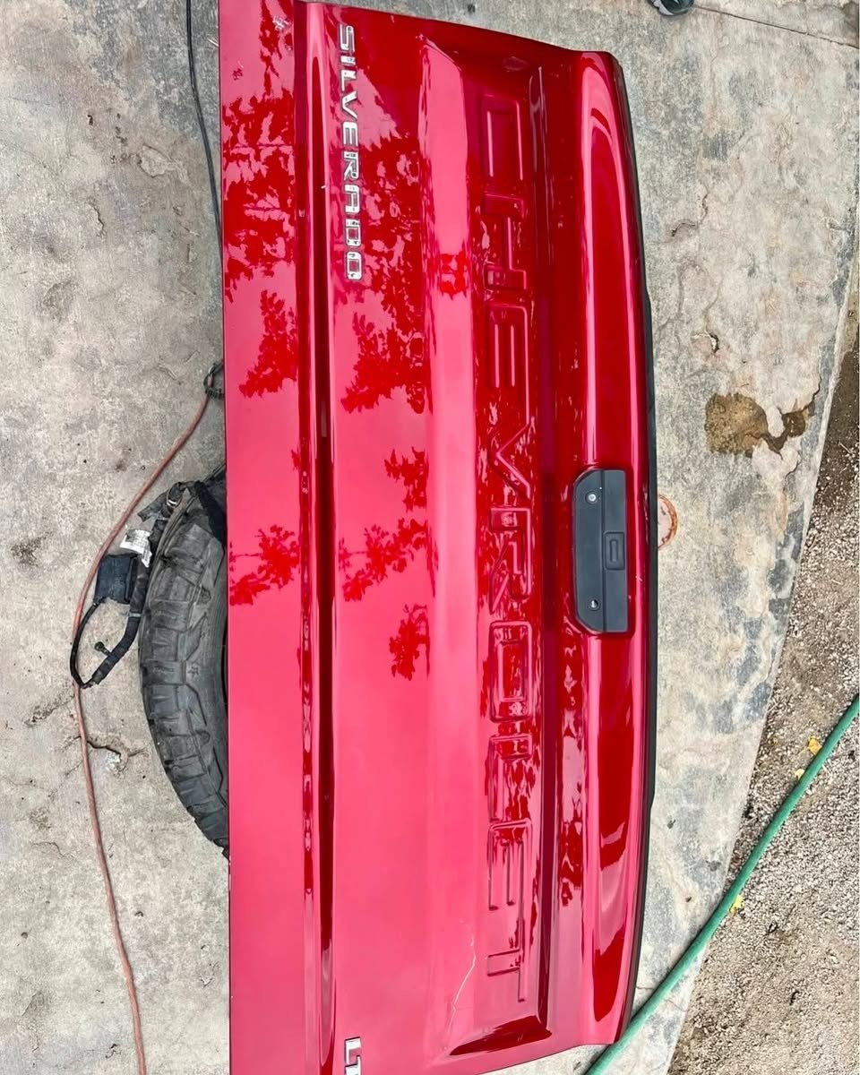 2019–2025+ Chevy Silverado 1500 Complete Factory OEM Tailgate Assembly photo 1 2019–2025+ Chevy Silverado 1500 Complete Factory OEM Tailgate Assembly