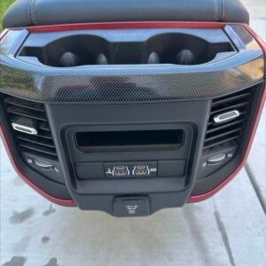 2017–2024 Ram 1500 Rebel Edition Premium Black & Red Leather Full-Cabin Interior Suite