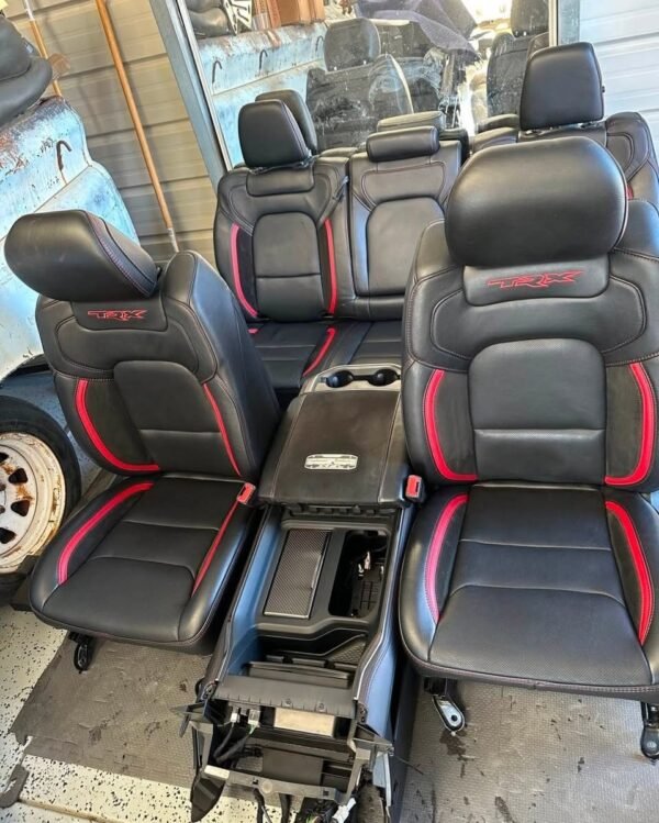 2019–2025 Ram 1500 TRX Edition Premium Black Leather & Alcantara Full-Cabin Interior Packa