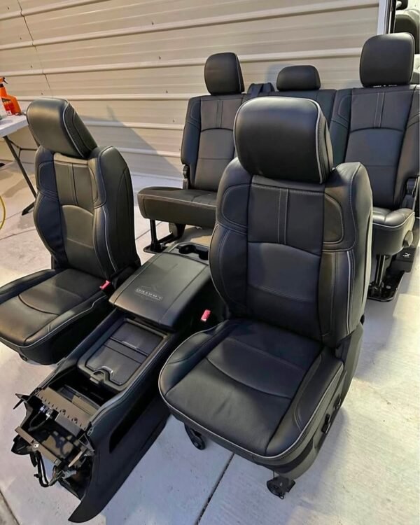 2019–2025+ Ram Mega Cab Limited Edition Ultra-Luxury Black Leather Master Interior Suite