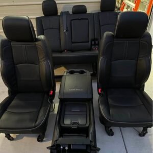 2019–2025+ Ram Mega Cab Limited Edition Ultra-Luxury Black Leather Master Interior Suite
