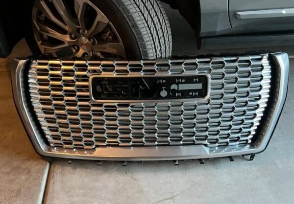 2021–2024 GMC Yukon Denali Factory OEM Premium Chrome Radiator Grille Assembly