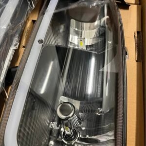 2001–2006 GMC Yukon Denali Black C-Bar LED Switchback Projector Headlights