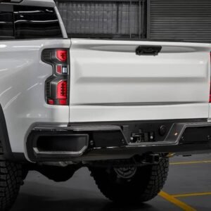 2019–2024+ Chevy Silverado 1500/HD Black Housing Clear Lens Sequential Full LED Tail Light