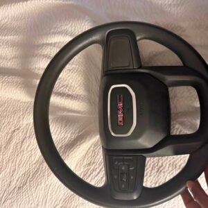 2019–2022 GMC Sierra & Chevy Silverado Factory OEM Black Urethane Steering Wheel Assembly