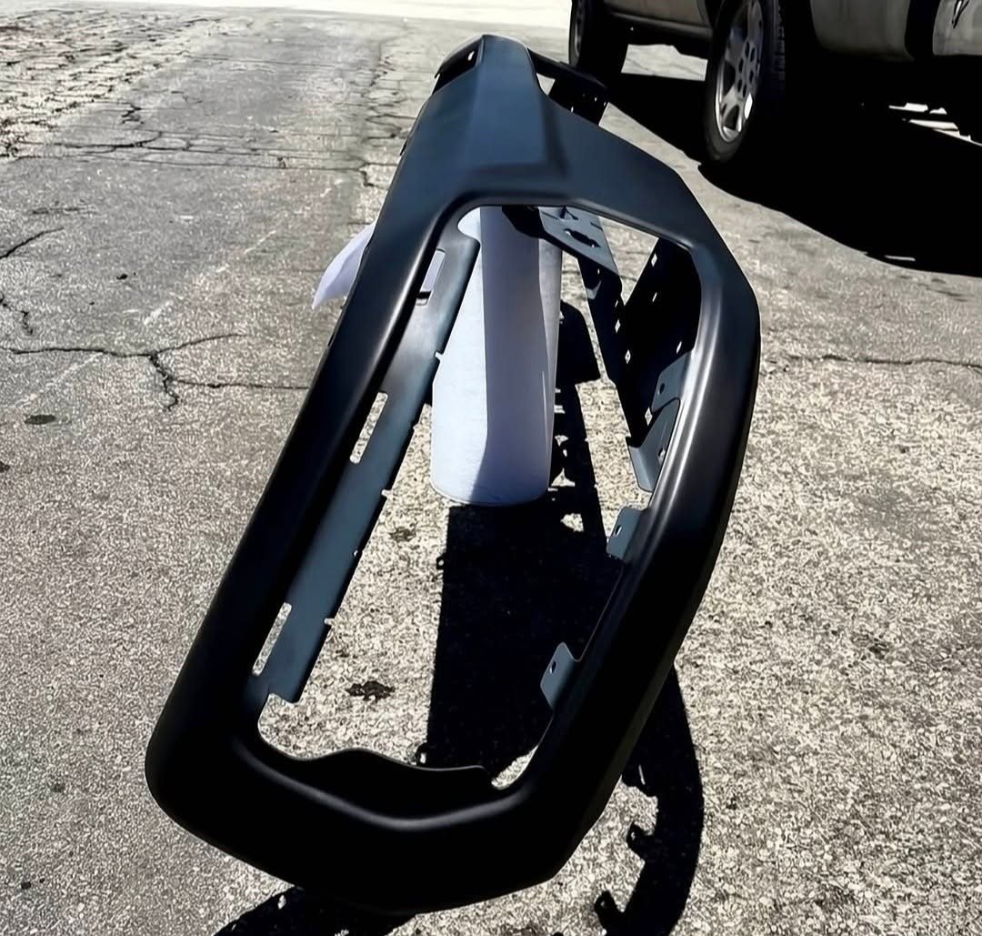2019–2026+ Chevy Silverado & GMC Sierra 1500 / HD Custom Blackout Rear Step Bumper Assembl photo 4 2019–2026+ Chevy Silverado & GMC Sierra 1500 / HD Custom Blackout Rear Step Bumper Assembl