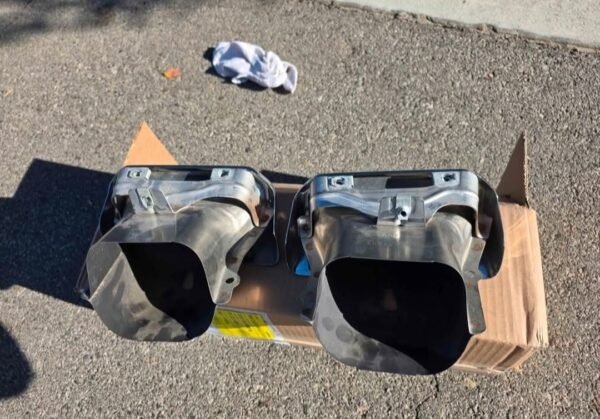 Authentic Chevrolet Silverado & GMC Sierra Factory OEM Chrome Exhaust Tips