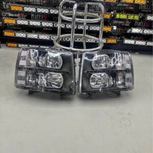 2007–2013 Chevy Silverado Factory-Style Chrome Projector Headlight Assemblies