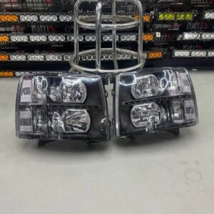 2007–2013 Chevy Silverado Factory-Style Chrome Projector Headlight Assemblies
