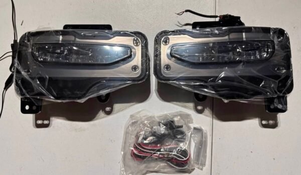 2016–2018 GMC Sierra Custom Stealth Blackout High-Output LED Fog Light Assemblies