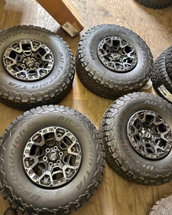 Authentic 17-Inch Ford F-150 Raptor R Factory OEM Wheels & 37" BFGoodrich Tires Master Pac