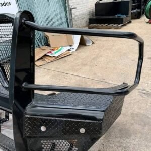 Dodge Ram Ranch hand Style Front Bumper Replacement with integrated Grille Guard Heavy
