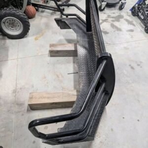 Ranchhand bumper off a 2019 F250. I believe it will fit 2017 and up. Bent in the center