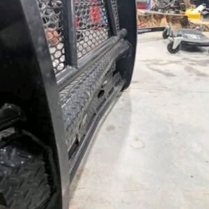 Ranchhand bumper off a 2019 F250. I believe it will fit 2017 and up. Bent in the center