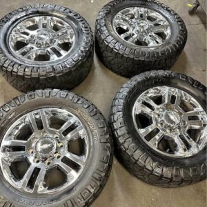 2019 Chevy Silverado High Country Stock Wheels with 35x12.50R20 Nitto Ridge Grapplers