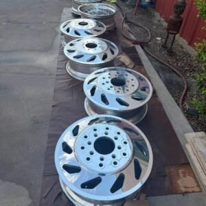 24x8.25 JK FREIGHTLINER-STYLE DIRECT-BOLT WHEELS — 8x200 — FORD & DODGE APPLICATIONS