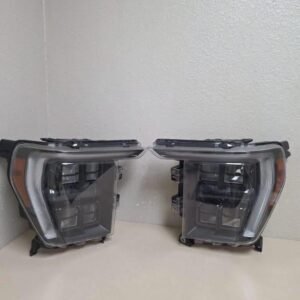 2021–2023 FORD F-150 FULL LED QUAD BLACK HEADLIGHTS – LEFT & RIGHT PAIR
