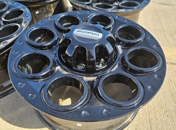 20” Ford F-250 F-350 OEM Lariat Black Wheels – 10299 / 10484 – NEW